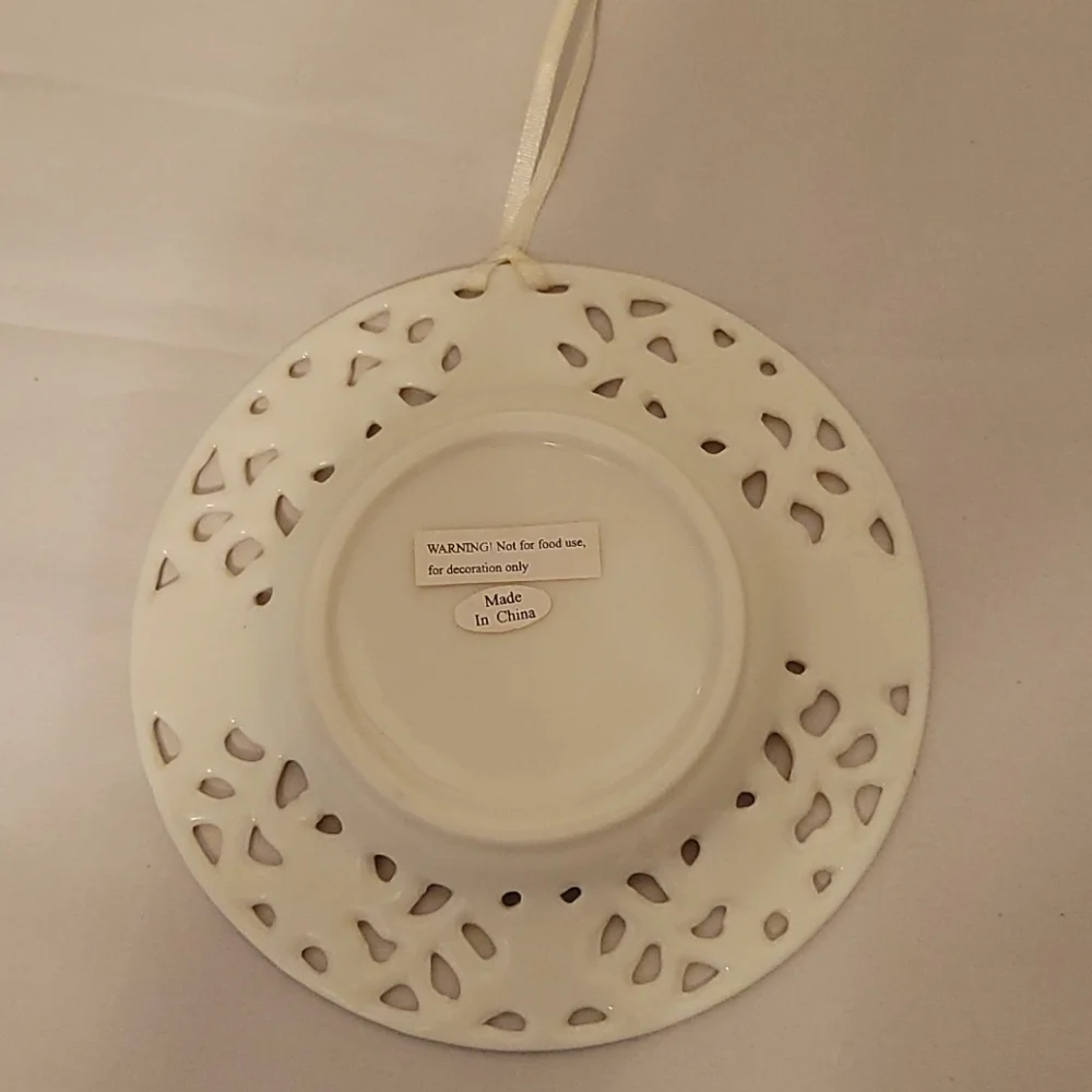 2002 Happy Holidays Plate Decoration